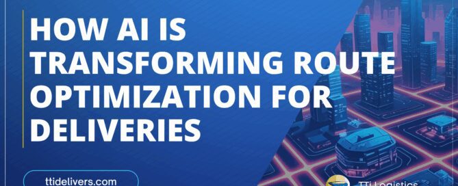 Blog by TTi Logistics about AI route optimization: smarter deliveries, reduced costs, and sustainable logistics