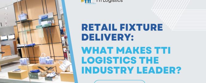 TTi Logistics retail fixture delivery with white glove service and store setup logistics