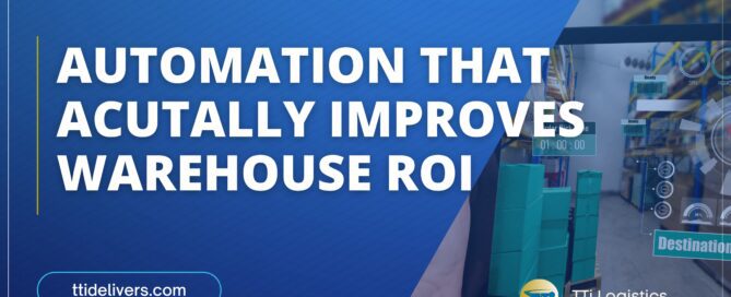 Warehouse automation systems improving logistics efficiency and warehouse ROI at TTi Logistics