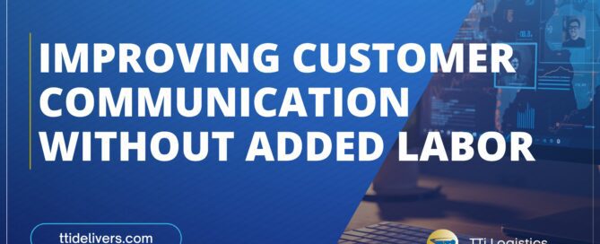 Logistics customer communication supported by real-time shipment visibility