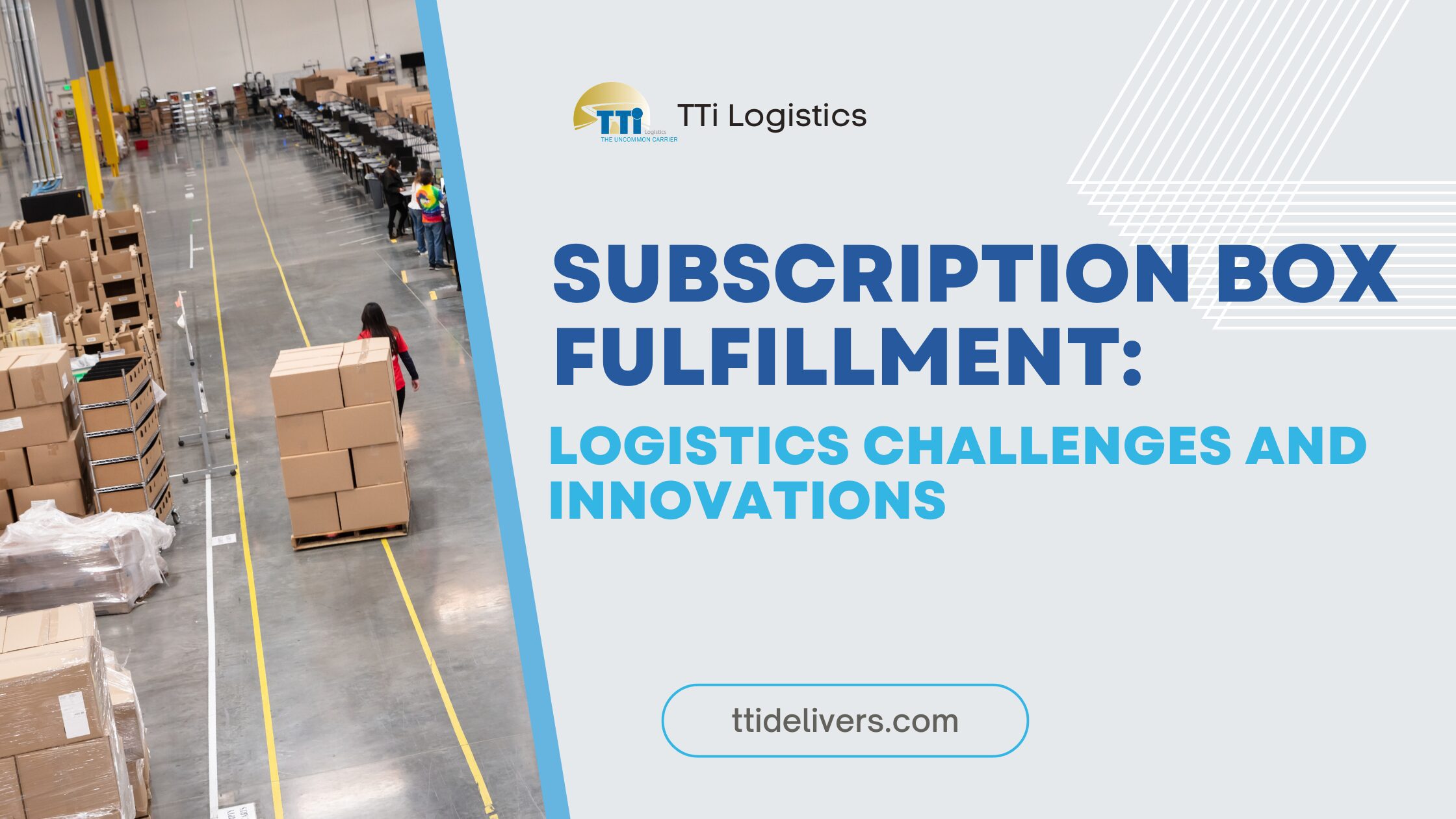 Subscription box fulfillment operation assembling personalized orders for recurring delivery