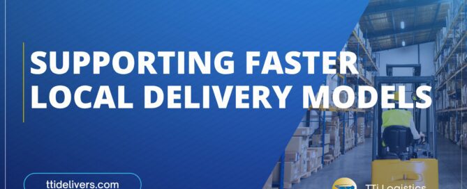 Regional warehouse supporting local fulfillment logistics and faster final-mile delivery